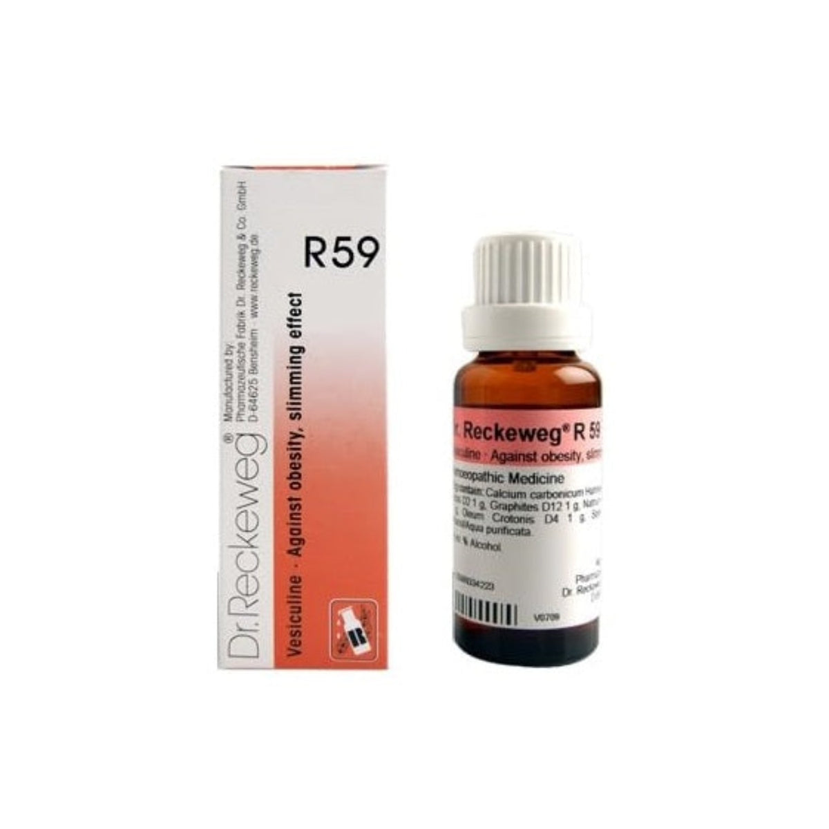 Dr Reckeweg Homoeopathy R59 Vesiculine Drops 22 ml