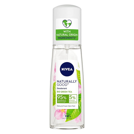 Nivea Naturally Good Deodorant Bio Grüner Tee &amp; Bio Aloe Vera für Frauen 75 ml