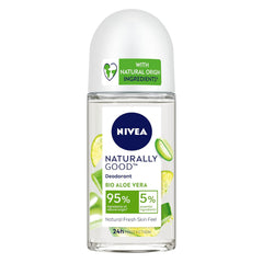 Nivea Bio Aloe Vera &amp; Bio Grüntee Deodorant Roll-On für Frauen 50 ml