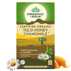 Organic India Tulsi Honey Chamomile Green Tea 25 Teabags