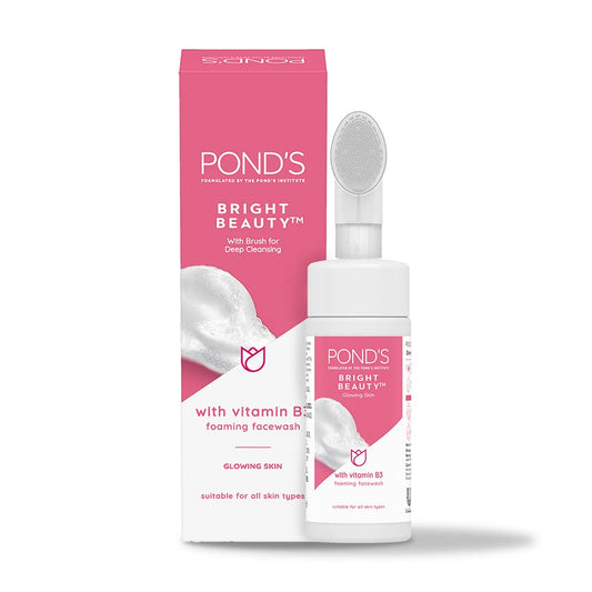 Pond's Bright Beauty – Gesichtswaschmittel mit Schaumbürste, 150 ml