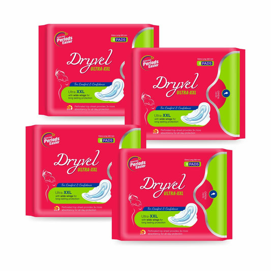 Leeford Dryvel Sanitary Napkins Ultra XXL