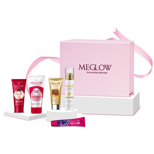 Leeford Meglow Skin Care Women Gift Kit For Glowing Skin