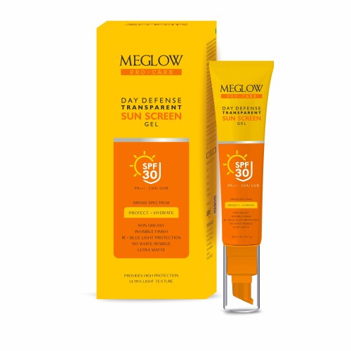 Leeford Meglow Pro Care Sunscreen Gel SPF 30 & SPF 50 Gel 30ml