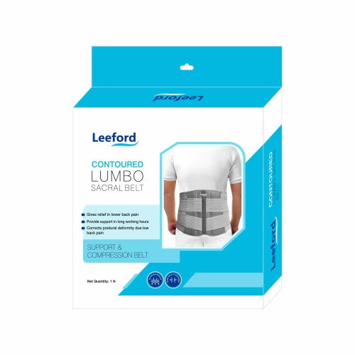 Leeford Konturierter Lumbo-Sacral-Gürtel, Farbe zufällig