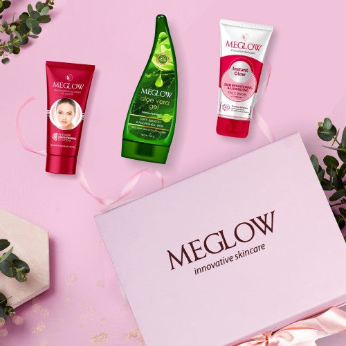 Leeford Meglow Hautpflege-Geschenkset für Frauen