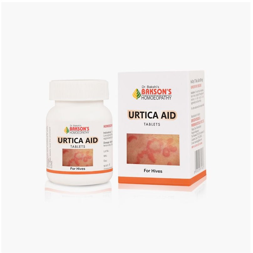 Bakson's Homeopathy Urtica Aid 75 Tablets