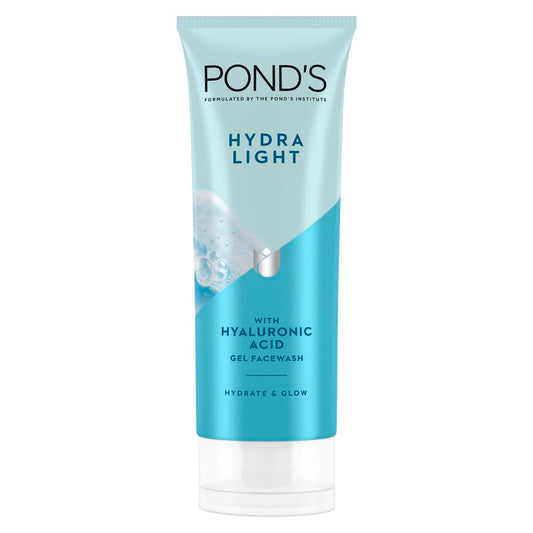 POND'S Hydra Light feuchtigkeitsspendendes Gel-Gesichtswaschmittel mit Hyaluronsäure, 100 g