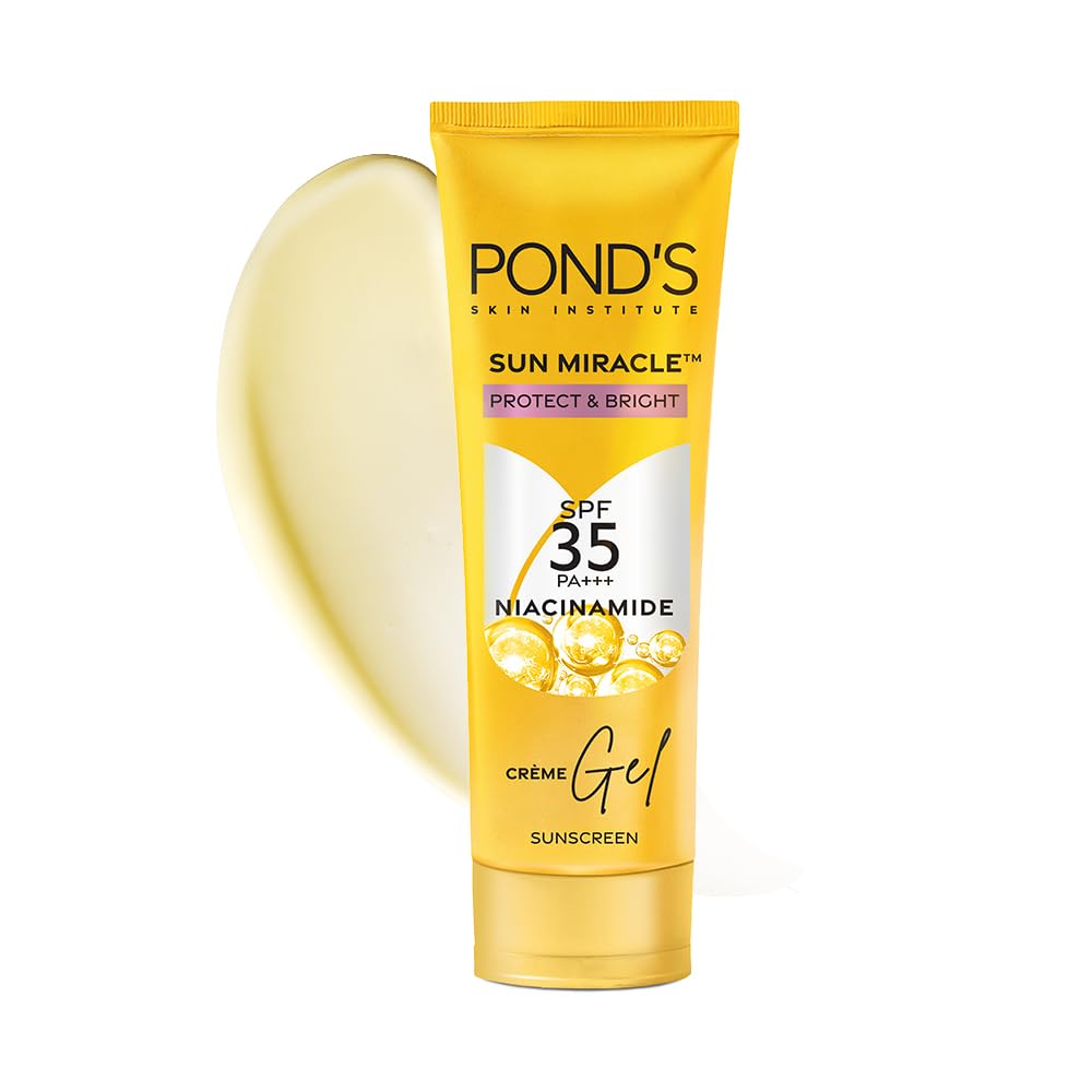 POND’S Sun Miracle SPF 35 PA+++ Protect & Bright Light & Crème Gel Sunscreen 50g