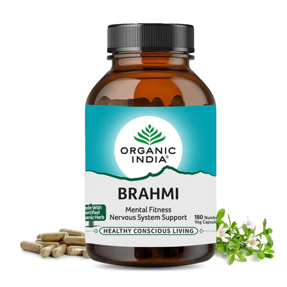 Organic India Brahmi for mental fitness,good memory and alertness Capsule