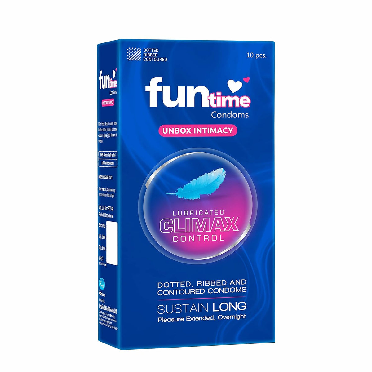 Leeford Funtime Climax Control Condom 10 Piece