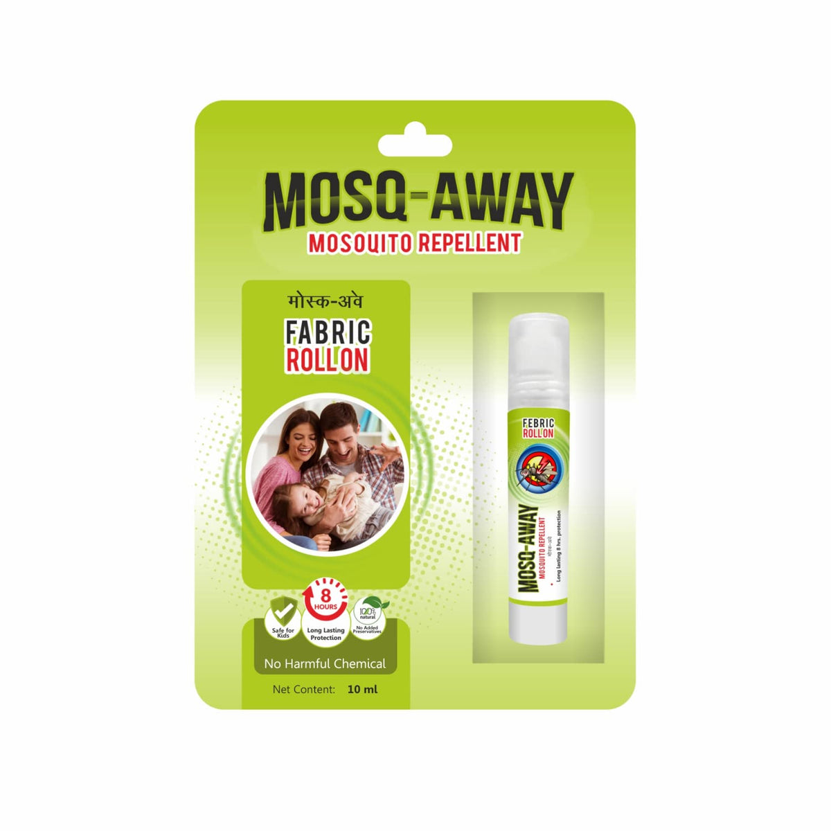 2 X Leeford Mosq Away Anti Mosquito Repellent Roll On 10ml