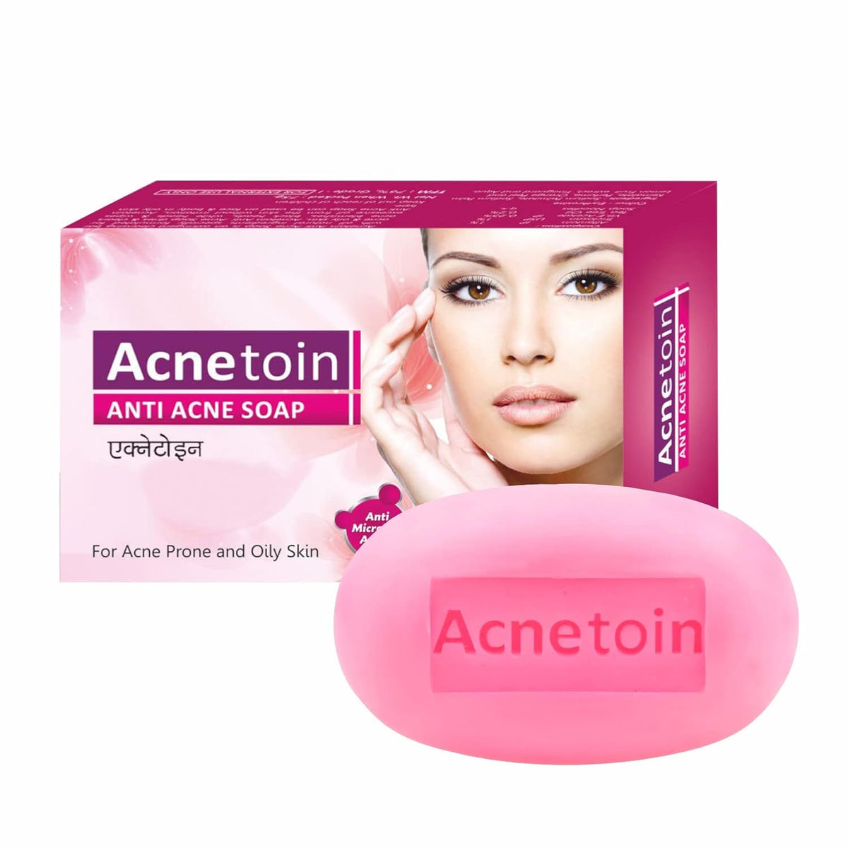 Acnetoin Anti Acne For Pimple And Acne Free Skin Soap