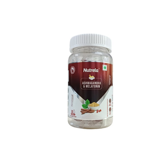 Patanjali Nutrela Ashwagandha &amp; Melatonin Gummibärchen mit Mischgeschmack 90g