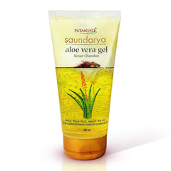 Patanjali Saundarya Aloe Vera Gel Kesar Chandan Face Wash