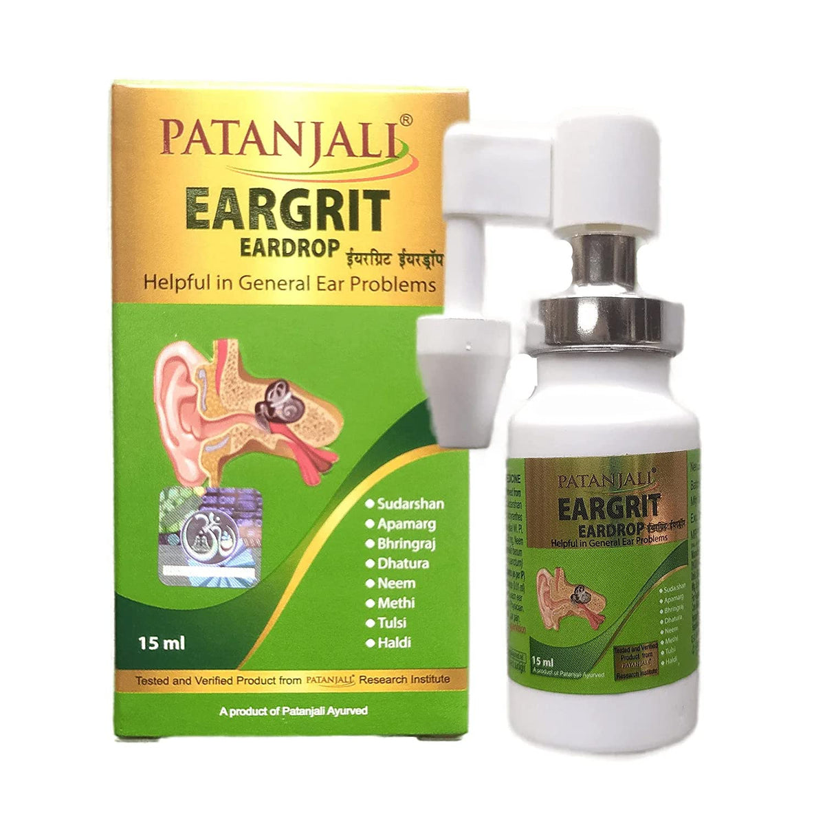 Patanjali Eargrit Eardrop 15ml