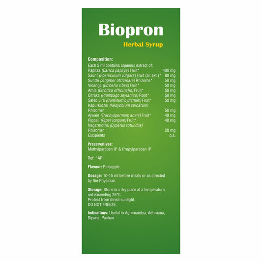 Leeford Biopron Herbal Syrup 175ml