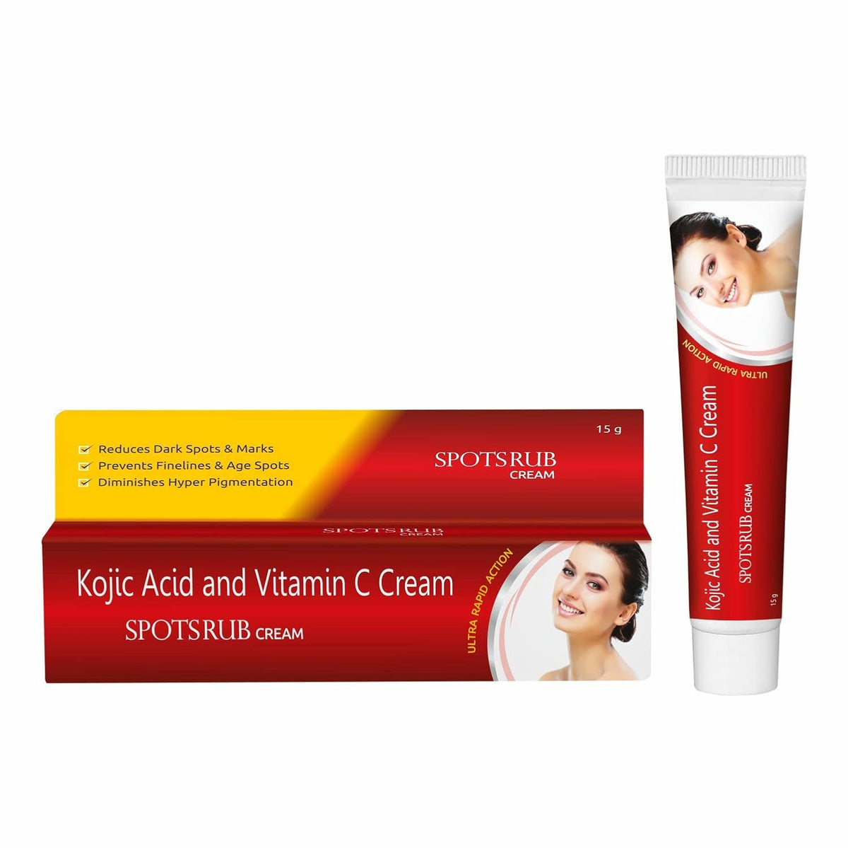 Leeford Spotsrub Kojic Acid And Vitamin C Cream 15g