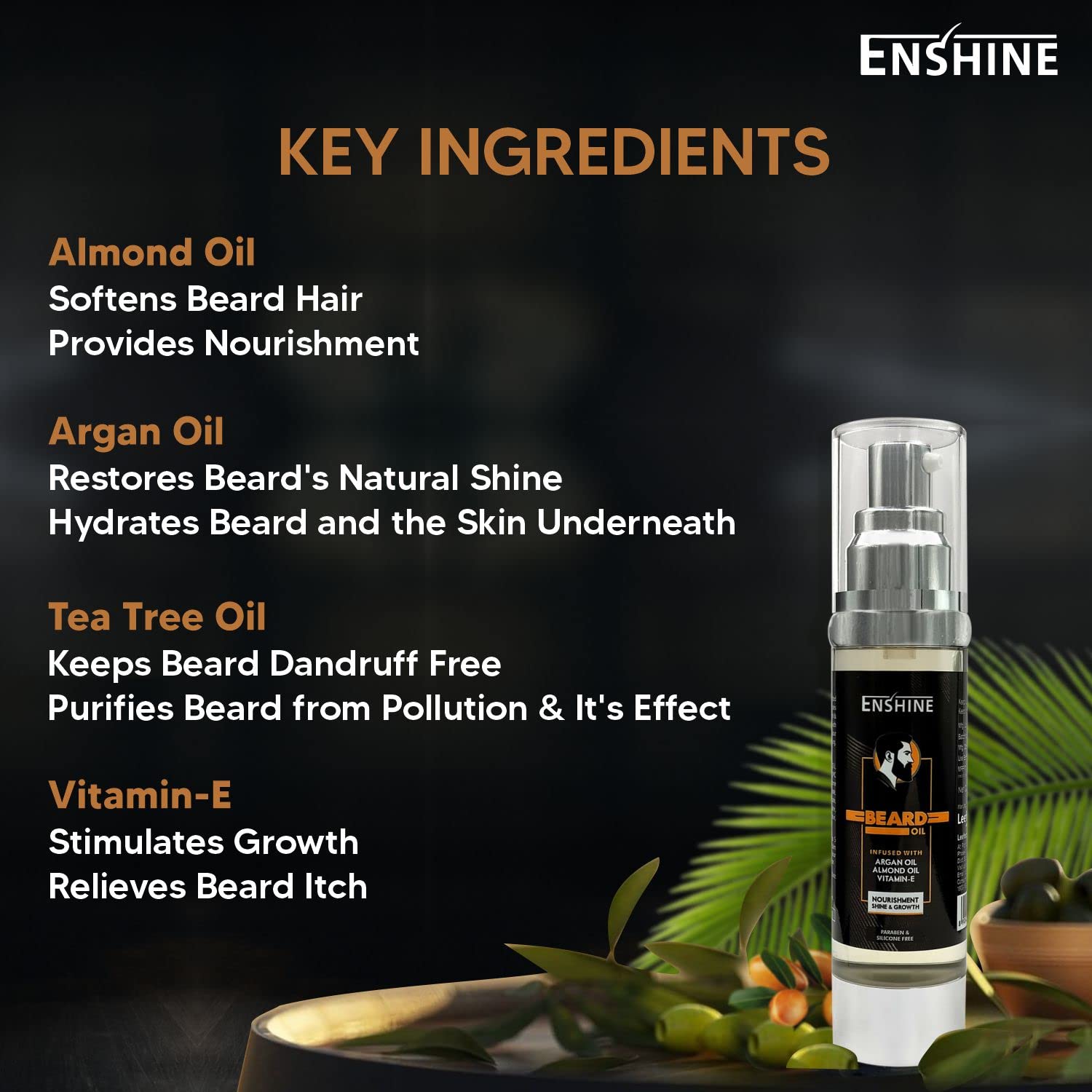 Leeford Enshine Beard Oil Infused 50ml