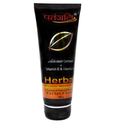 Patanjali Activated Carbon Facial Foam 60g