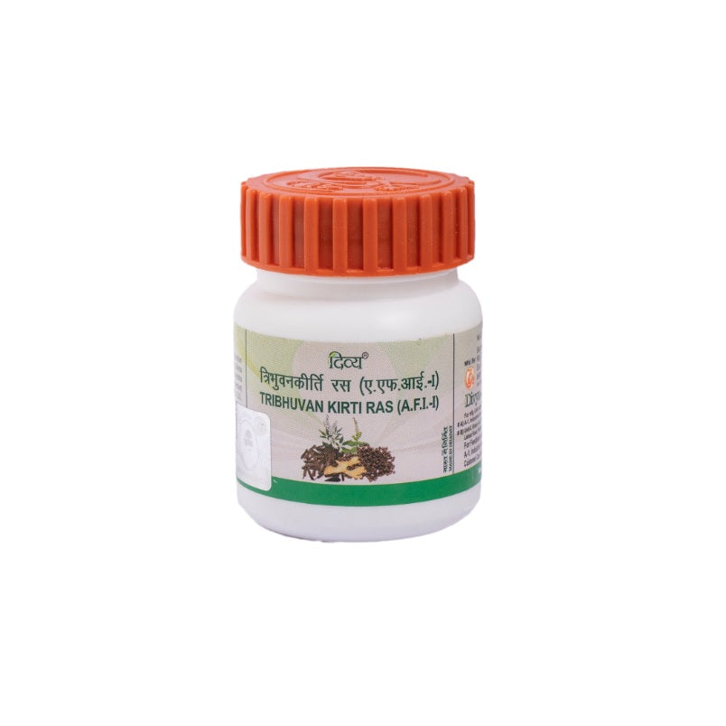 Patanjali Divya Tribhuvankirti Ras 80 Tabletten