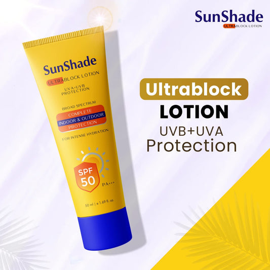 Leeford Sunshade Ultra Block Sunscreen Lotion SPF 50 PA+++ & 30PA+++ Pack 50ml