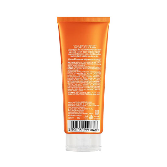 POND'S Bright Beauty Vit C+E+A Gel-Gesichtswaschmittel, 50 ml