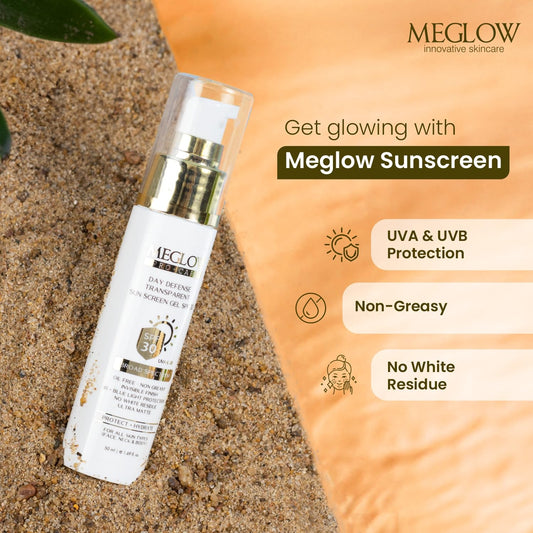 Leeford Meglow Pro Care Sonnenschutzgel LSF 30, 50 ml