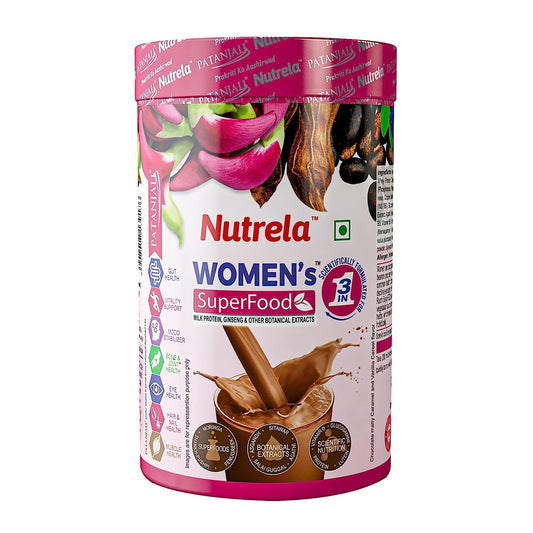 Patanjali Nutrela Women's Superfood Chocolate Flavor Powder 400g