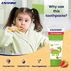 Leeford Enshine Kids Oral Care Combo Toothpaste 80g + 2 Toothbrush