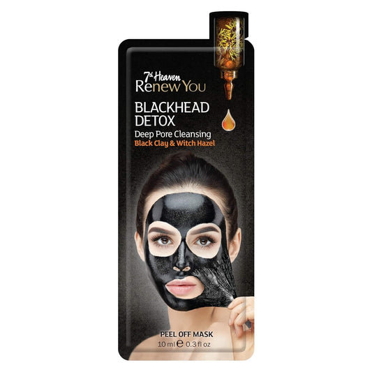 2 X Renew You Blackhead Detox Deep Pore Cleansing Peel Off Mask 10ml