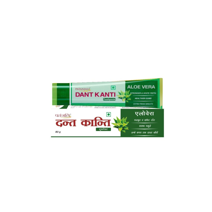 Patanjali Dant Kanti Aloevera Gel Toothpaste 80g