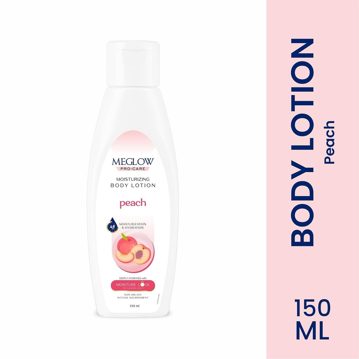 Leeford Meglow Pro Care Peach Moisturizing Body Lotion