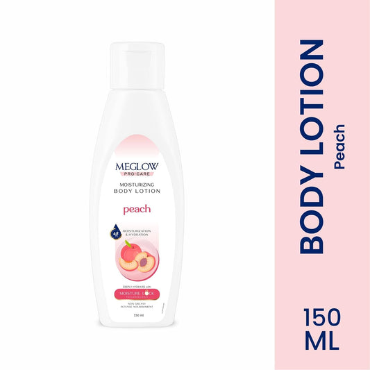 Leeford Meglow Pro Care Pfirsich Feuchtigkeitsspendende Körperlotion 