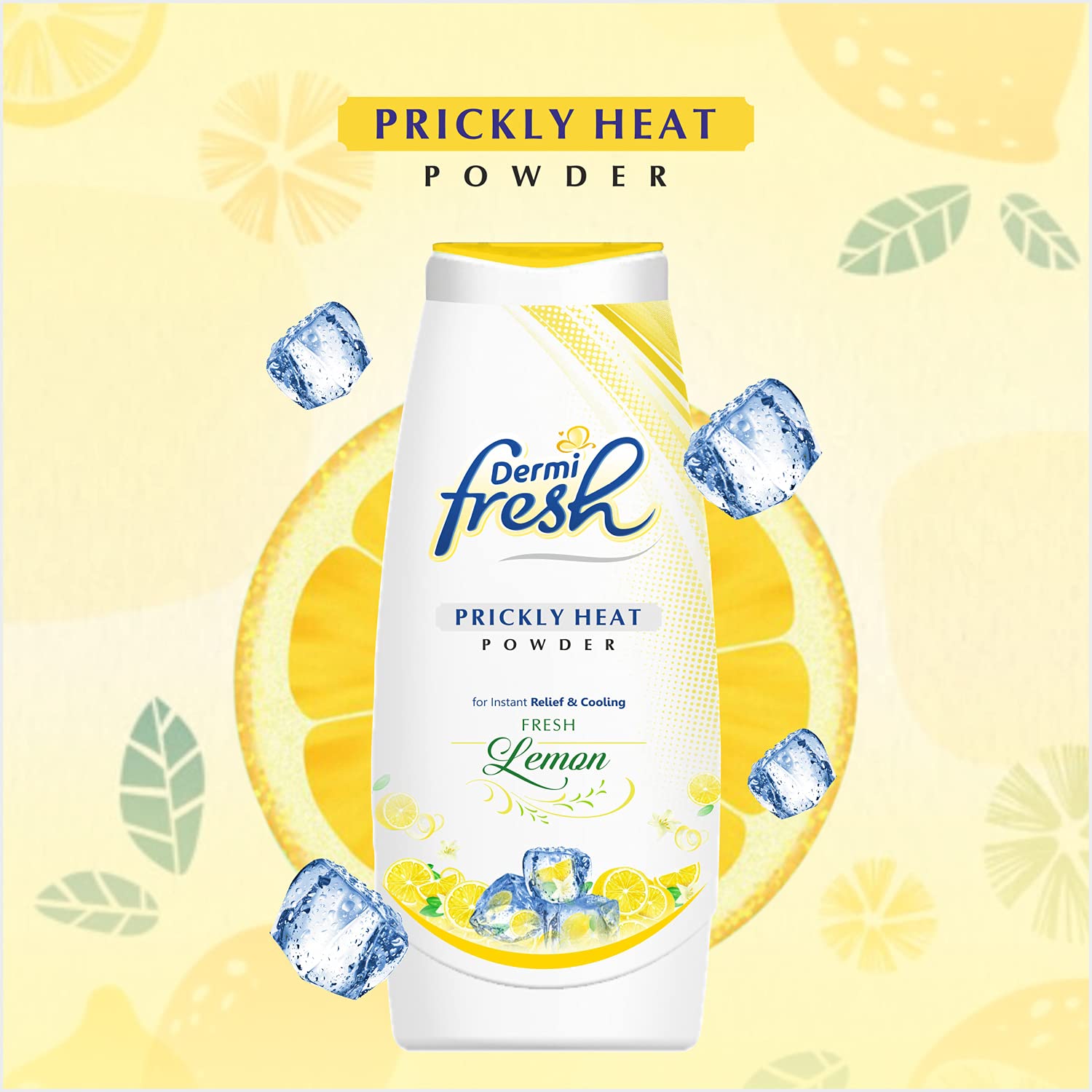 Leeford Dermi Fresh Prickly Heat Powder Jasmin-, Sandel-, Extra Cool-, Lavendel-, Rosen- und Zitronenduft