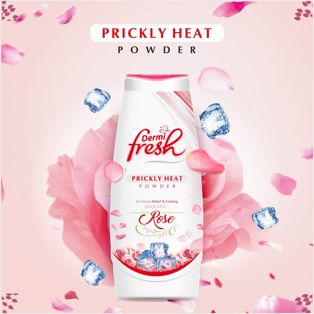 Leeford Dermi Fresh Prickly Heat Powder Jasmin-, Sandel-, Extra Cool-, Lavendel-, Rosen- und Zitronenduft