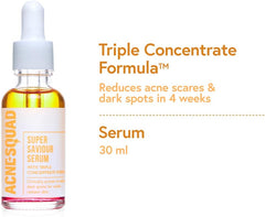 Acne Squad Serum for Acne Scars with Triple Concentrate Formula Drop 30ml