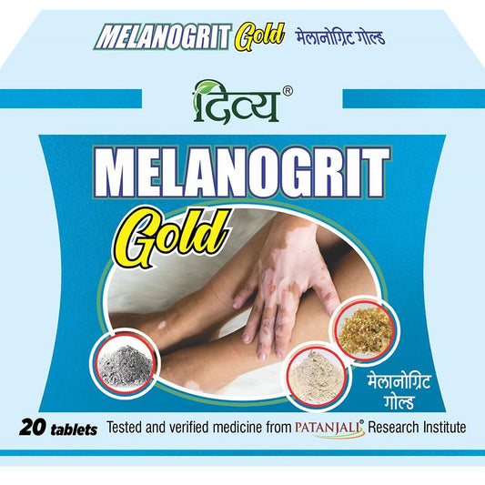 Patanjali Divya Melanogrit Gold 20 Tabletten