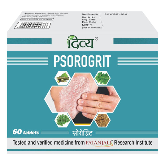 Patanjali Divya Psorogrit 60 Tablets