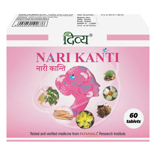 Patanjali Divya Nari Kanti 60 Tabletten