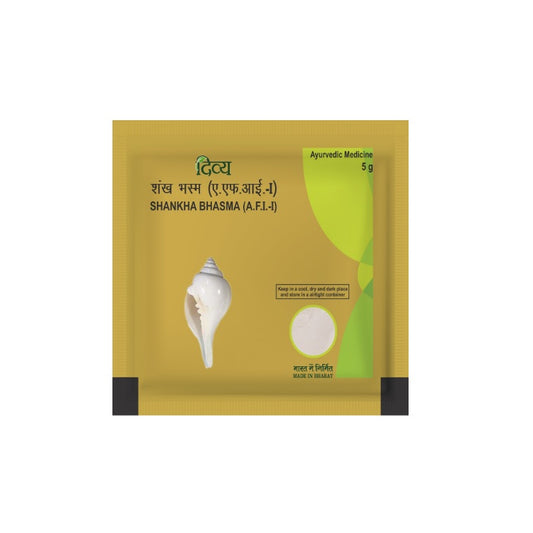 Patanjali Divya Shankh Bhasma Powder 2 X 5g