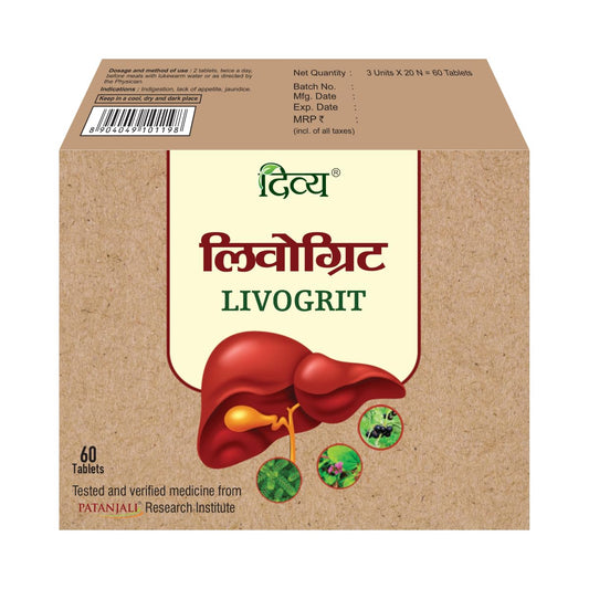 Patanjali Divya Livogrit 60 Tablets
