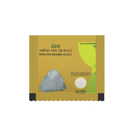 Patanjali Divya Sphatika Bhasma Pulver 2 x 5 g