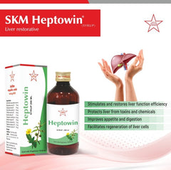 Skm Siddha Ayurveda Heptowin Syrup & 500mg Tablets