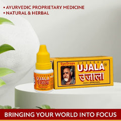 BCHasaram &amp; Sons Ujala Drops Аюрведические капли для глаз Уджала, органические 100% натуральные и чистые травы, аюрведические капли для освежения глаз, борются с сухостью глаз, полезны для здоровья глаз