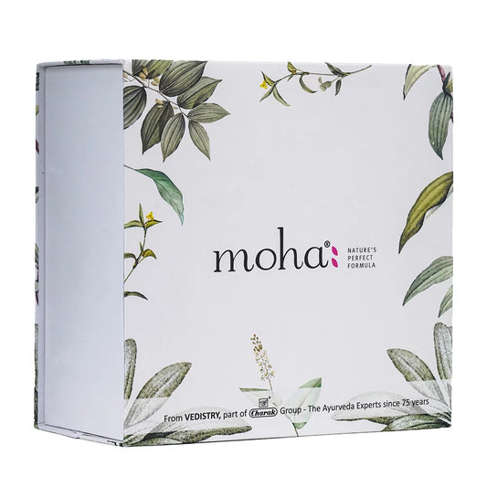 Moha Cosmetics Skin Care Face Wash,Face Scrub,Face Mask & Lotion Gift Kit