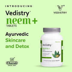 Vedistry Ayurvedic Neem+ Skin Health 60 Tablets