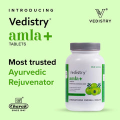 Vedistry Ayurvedic Amla+ Strengthens Overall Health 60 Tablets