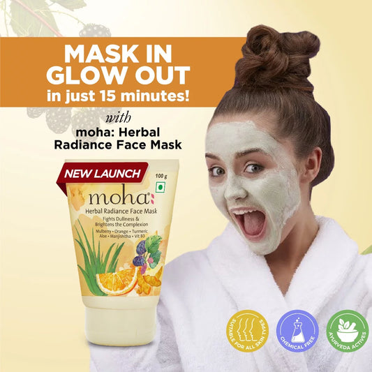 Moha Cosmetics Herbal Radiance Face Mask 100g