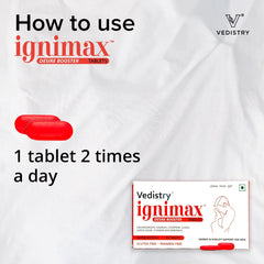 Vedistry Ayurvedic Ignimax Desire Booster 60 Tablets